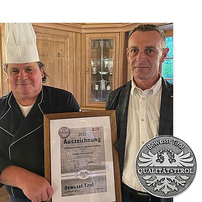 Wir setzen seit vielen Jahren auf Tiroler Lebensmittel: ️ so dürfen wir euch mit Stolz unsere erneute Auszeichnung für 2021 zeigen.